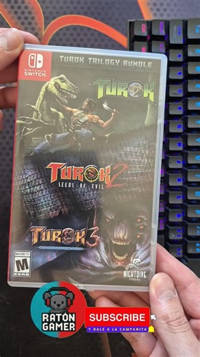 Unboxing Turok Trilogy Bundle - Nintendo Switch #gaming #games