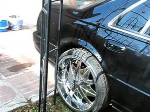 cadillac sts on 22s