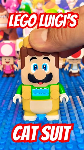 Lego Super Mario Luigi’s Cat Costume #lego #nintendo #mario
