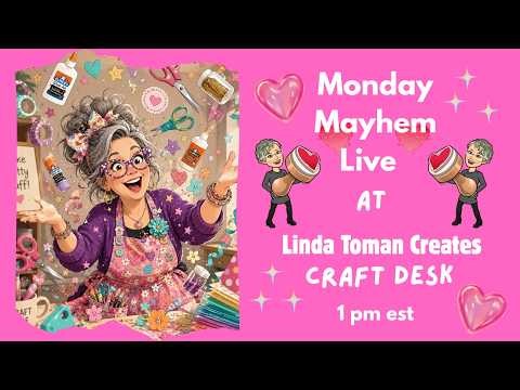 Monday Mayhem With Linda .. Stencils with our Cricut.. less than a dollar for 4 Stecils.
