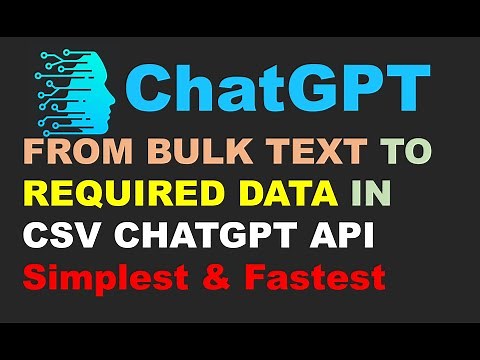 Chat GPT PYTHON, Get Data from Unstructured text, Data Extraction using Chatgpt API