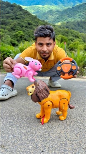 RC Remote Control suto Khargosh And Lion Unboxing dise