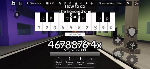 Heres a quick tutorial on how to play the honored one song on piano in jujutsu shenanigans #piano #tutorial #fyp #jjs #jujutsushenanigans #thehonoredone
