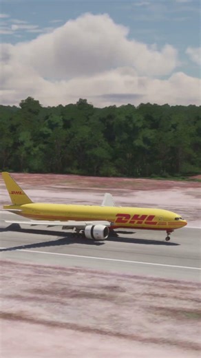 DRAMATIC DHL Airlines 777 Landing in Cancún!✈️
