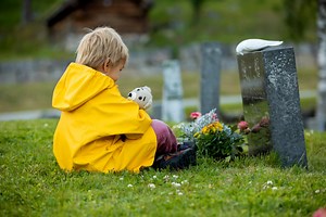 Losing a parent during childhood can do lifelong damage -- especially for boys