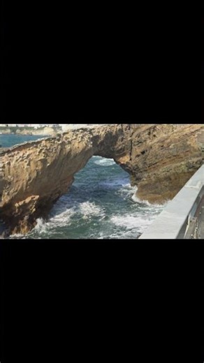 Le rocher de la vierge à biarritz Voyage dans le temps