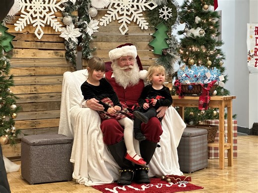 Santa Claus tours west central Minnesota before Christmas holiday