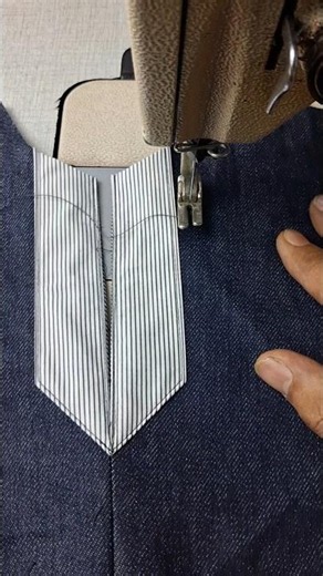 sewing the slit #sewingtips#sewingtutorial