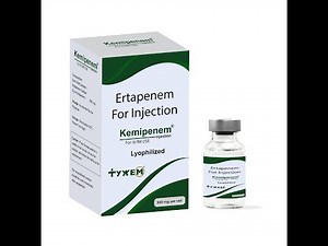 Pharmacology of Ertapenem ; Pharmacokinetics, Mechanism of action, Uses, Effects, Antibiotics