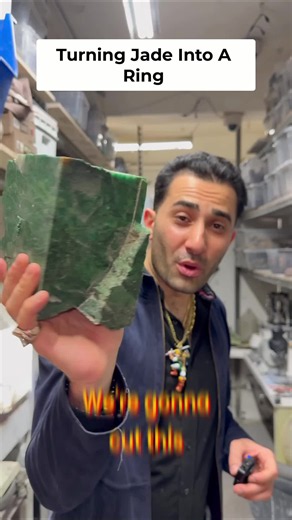 How a Nephrite Jade Ring is Made: Carving from a Single Stone