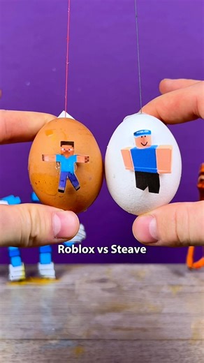 Roblox versus Steave Egg Battle