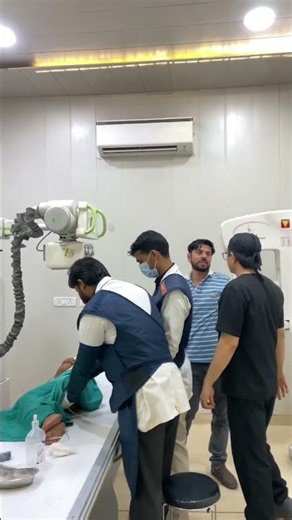 Dr. Noorul Hasan and his team perform a Barium Enema.
