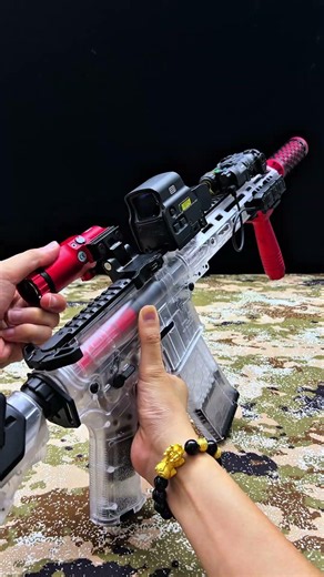 Transparent Edition F4.Who needs this for birthday gift? #toys #airsoft #gelblaster #toyguns #ner