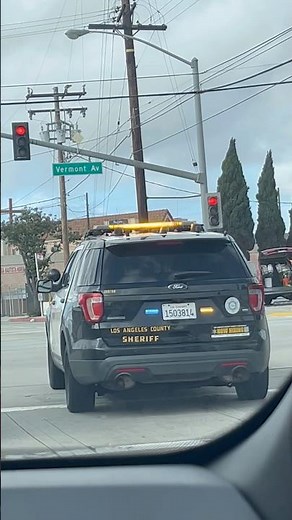 LASD Transit Unit Responding Code 3