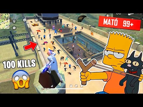 RETO: GANAR CON 100 KILLS ?😅 *IMPOSIBLE* - FREE FIRE
