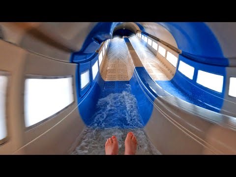 Walibi Belgium - BANZAI Water Coaster POV | Aqualibi [NEW 2023]