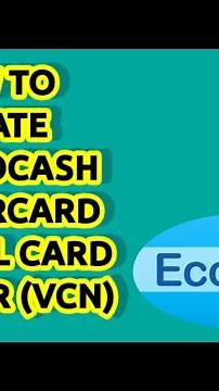 How to create an Ecocash Virtual Card Number (VCN) @Histec 02
