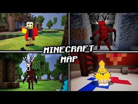 Full Map - 99 NIGHTS IN THE FOREST - Minecraft Map