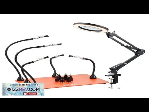 VEVOR Magnetic Helping Hands Soldering Station 2 In 1 Third Hand Soldering Tool