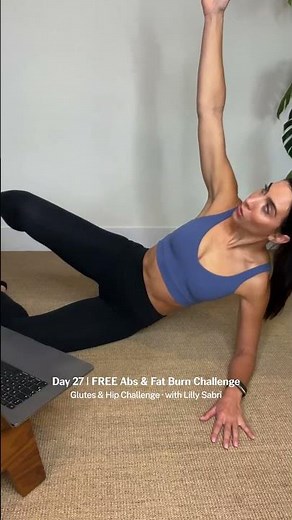 Finishing strong with Glute Pilates flow ❤️‍🔥 Who's with me? #challenge #glutesworkout #lillysabri