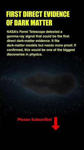 First Direct Evidence of Dark Matter