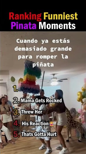 Ranking Funniest Pinata Moments