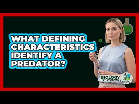 What Defining Characteristics Identify a Predator?