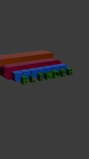 Blender title animation - Blender | 3D