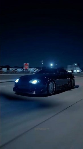 Supra mk4 😎🖤🔥#edit #modifiedcars #toyota #supra#mk4#