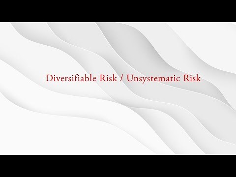 Unsystematic Risk Formula for standard deviation