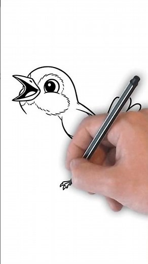How to Draw an American Robin #drawarobin #howtodraw #drawingtutorial #easyart #birddrawing