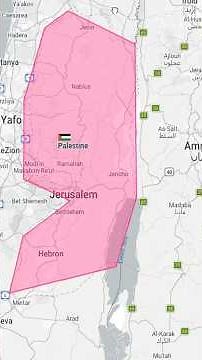 This is how tiny what remains of the State of Palestine actually is on the world map!