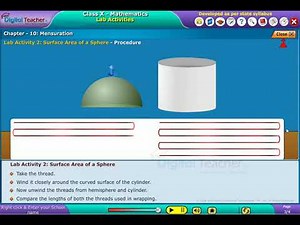 Surface Area of a Sphere - Mensuration | Class 10 Maths | Smart Class | #10thclassmaths #maths