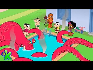Cascão e um plano para tirar os amigos da piscina | Turma da Mônica | Discovery Kids Brasil