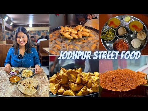 Best JODHPUR Street Food Tour (Part 1) | Mirchi Bada, Shahi Samosa, Gulab Jamun Ki Sabzi & More