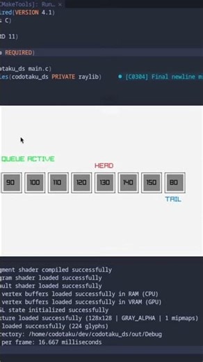 Ring buffer (Circular Queue) #algorithm #coding #datastructure #computerscience #queuedatastructure