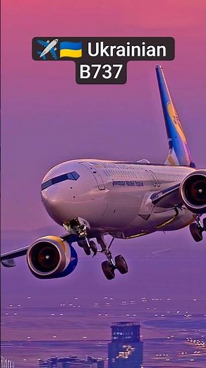 Ukrainian Boeing 737 Flying Over Dubai 🌆✈️ | Stunning Sky View #shorts