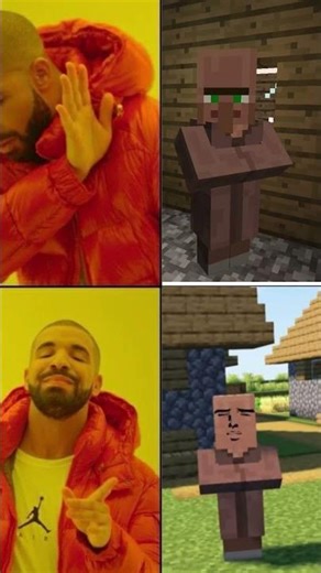 Minecraft villager with new expressions
