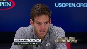 The crowd. The stakes. The moment. 😲 🇦🇷Juan Martín del Potro seized his opportunity at the US Open Listen as the Gentle Giant reflects on the win. | Tennis Channel
