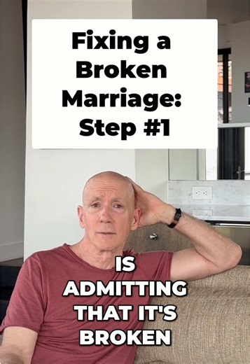 Repair starts with acceptance. Couples who stop pretending can finally relax and notice what is actually happening between them. Avoidance leads to blame and power struggles. Follow to learn more. #marriagelife #communication #relationshipstruggles #relationshipadvice #mentalhealth
