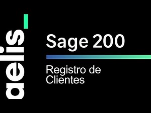 Sage 200 Registro de clientes