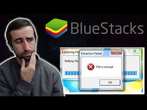 Como resolver erro file is corrupt no BlueStacks
