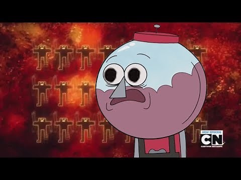 Regular show YTP: Mordecai, Rigby and Benson get high on chili