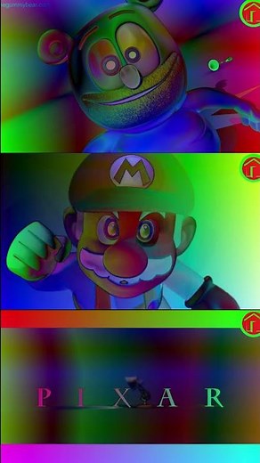 (LOUD) DMA CUBED WITH GUMMY BEAR, SUPER MARIO, AND PIXAR #SHORTS