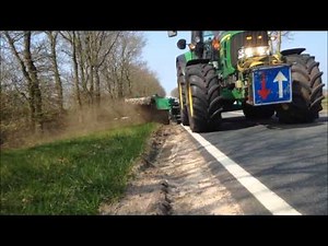 Bankettfräse SP61 an einer Landstrasse