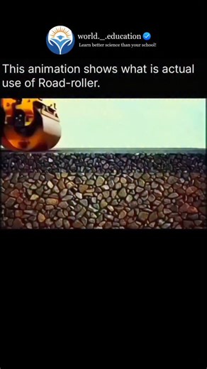Science Explained | Through the scientific principle of compaction The road roller compresses the coal tar and stone particles, reducing air gaps. This... | Instagram