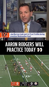 1.3K views · 61 reactions |  WOW: Aaron Rodgers MIGHT play THIS Sunday against the Chicago Bears  Rodgers will practice today to test out his wrist, seeing if he’s able to “protect” himself  #pittsburgh #nfl | Steelcityrecaps | Facebook