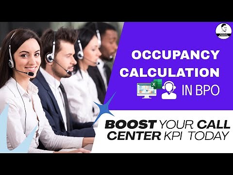 Agent Occupancy in Call Center Explained | Excel Formula + Live Calculation Tutorial