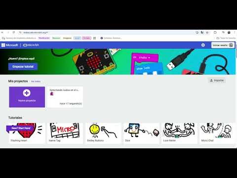 Conoce el entorno de programación de Make Code (para programar una placa Micro.bit)