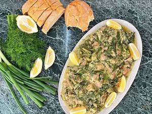 Αρνάκι φρικασέ με αυγολέμονο - Πέτρος Συρίγος